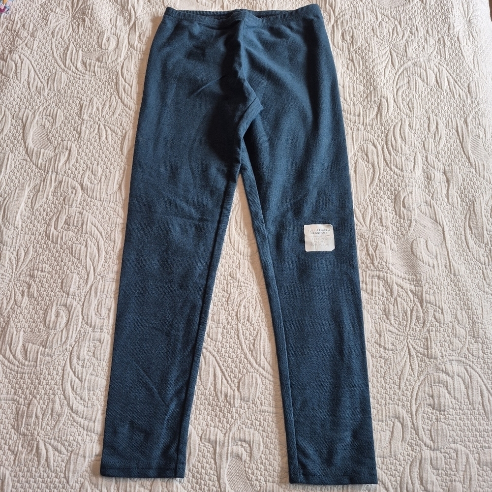 Old Navy girls size 8 dark teal leggings, NEW